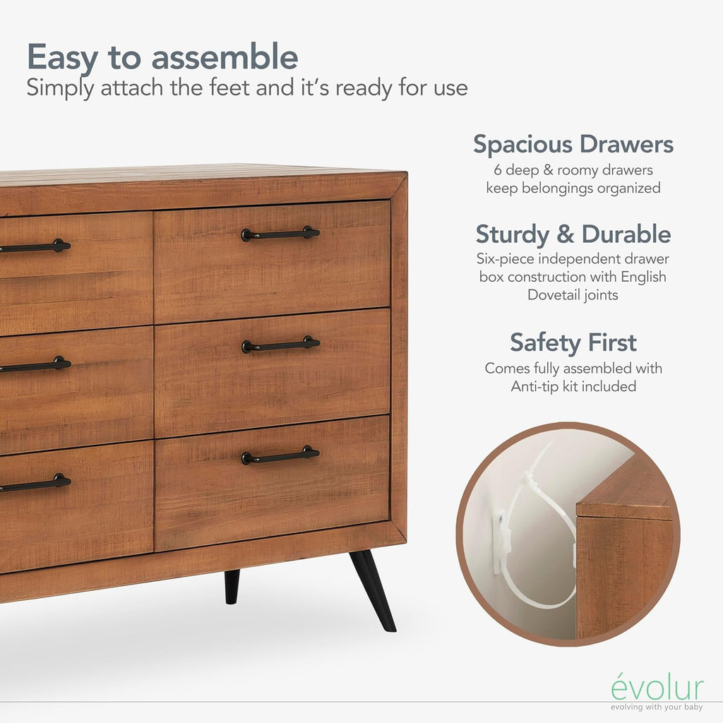 Stilnovo Mid Century Dresser, in Sugar Cane