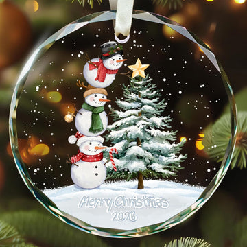 2026 Christmas Ornament - Snowman Ornaments, Snowman Christmas Ornaments