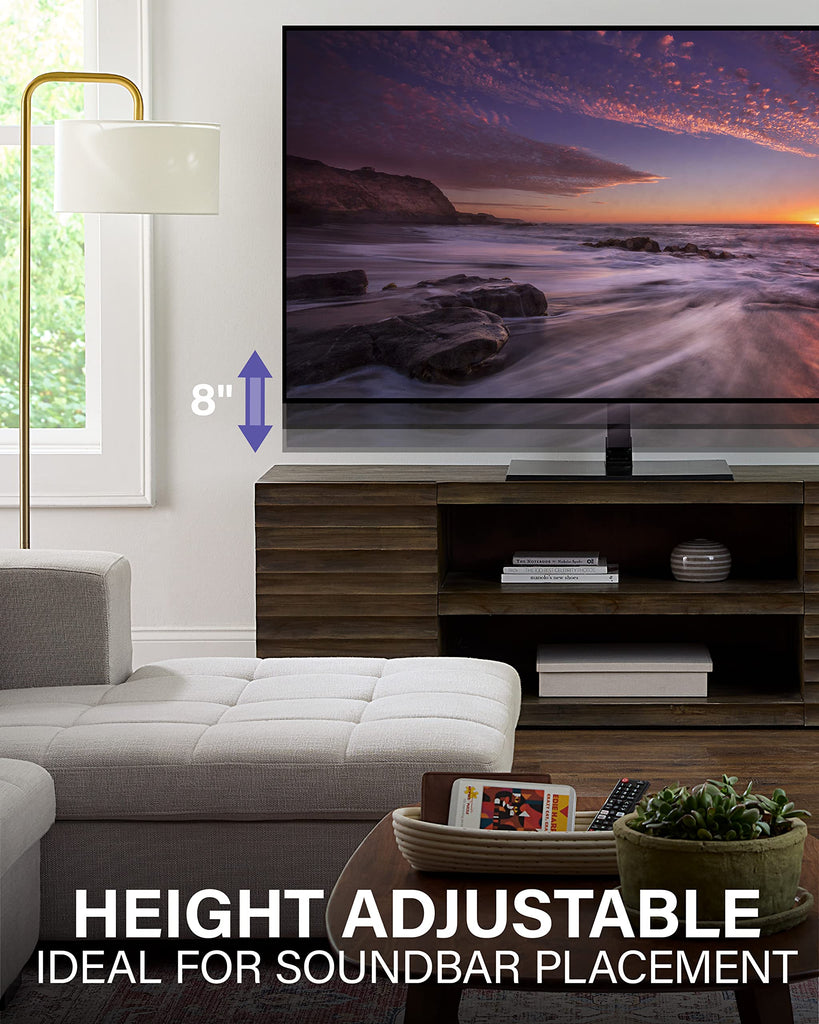 Universal TV Stand for 40-86" TVs w/Height Adjustment & Swivel