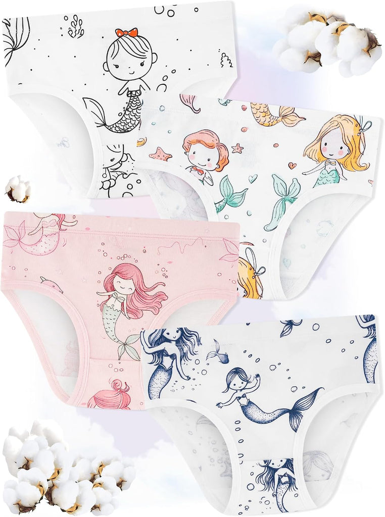Underwear, Soft Cotton Tagless Breathable Panties, Pack, 18M