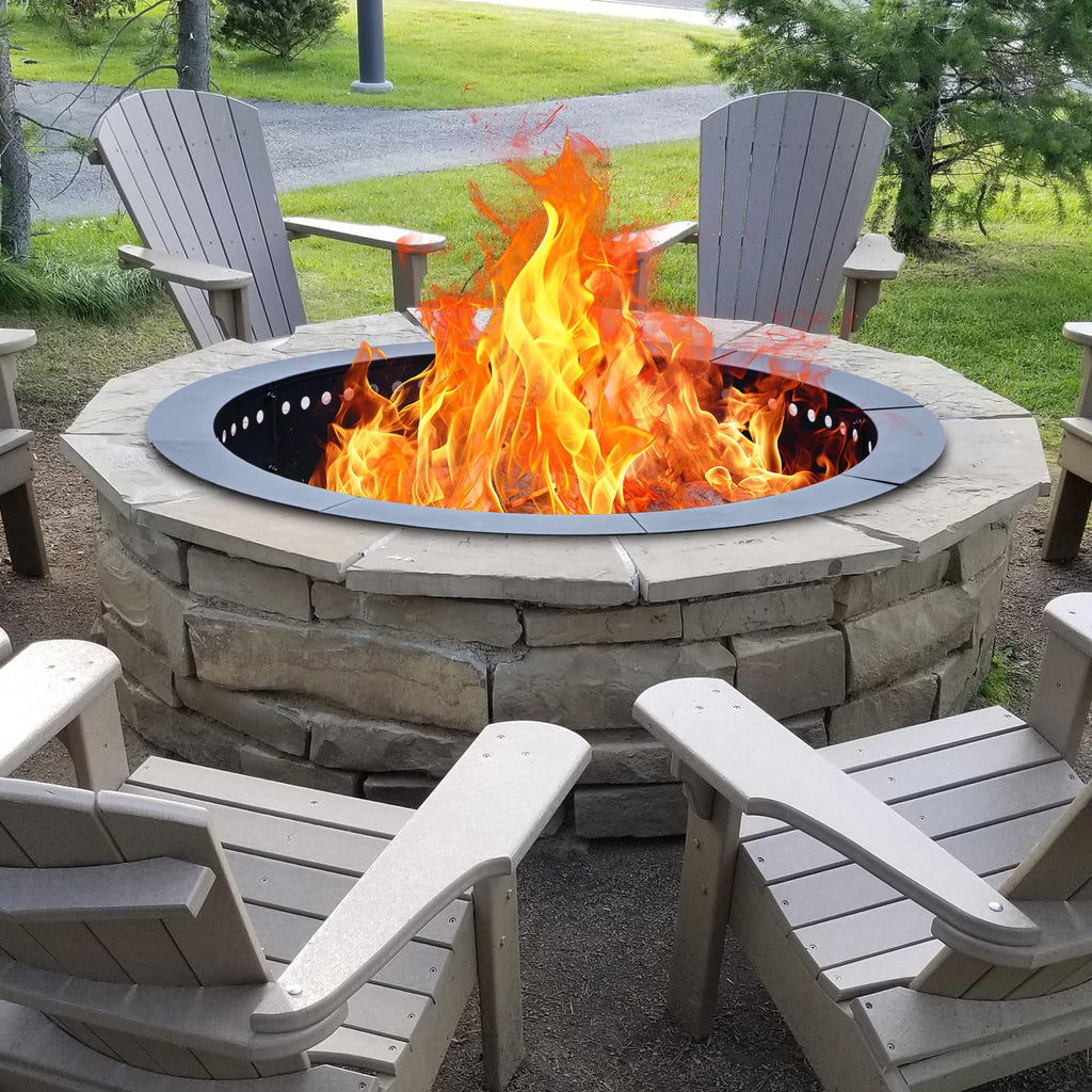 36 inch Round Fire Pit Ring, Heavy Duty Fire Ring