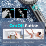 Filtered Shower Head with Handheld, High Pressure 4 Spray Mode Showerhead with Filters