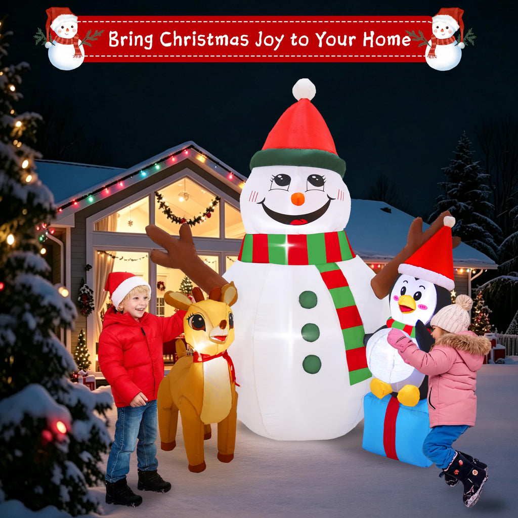 6.1FT Christmas Snowman Inflatables Decoration