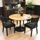 Mid Century Modern Dining Chairs,Velvet Farmhouse Upholstered Kitchen Chairs