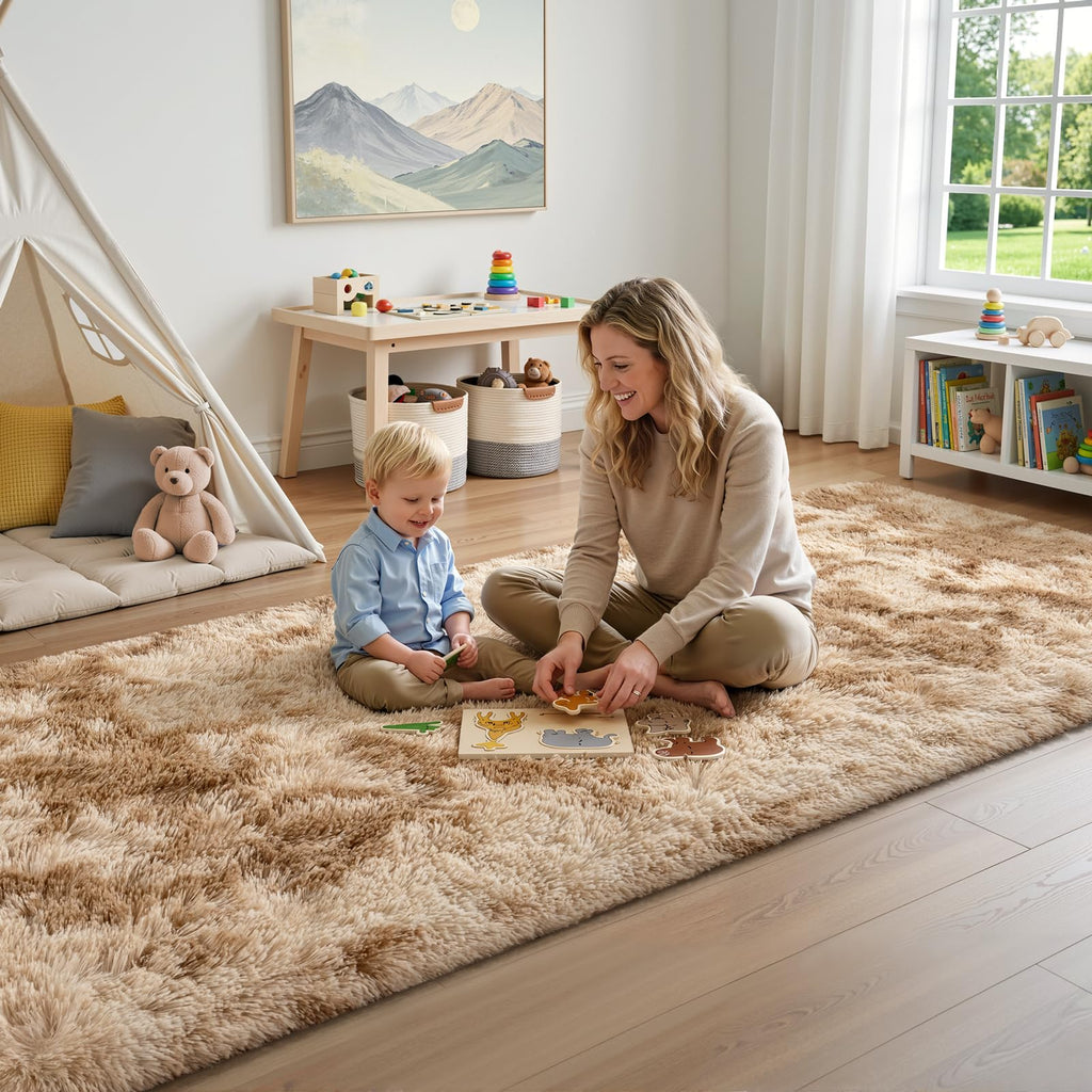 Runner Rugs for Long Hallway Bedroom Kitchen, Beige