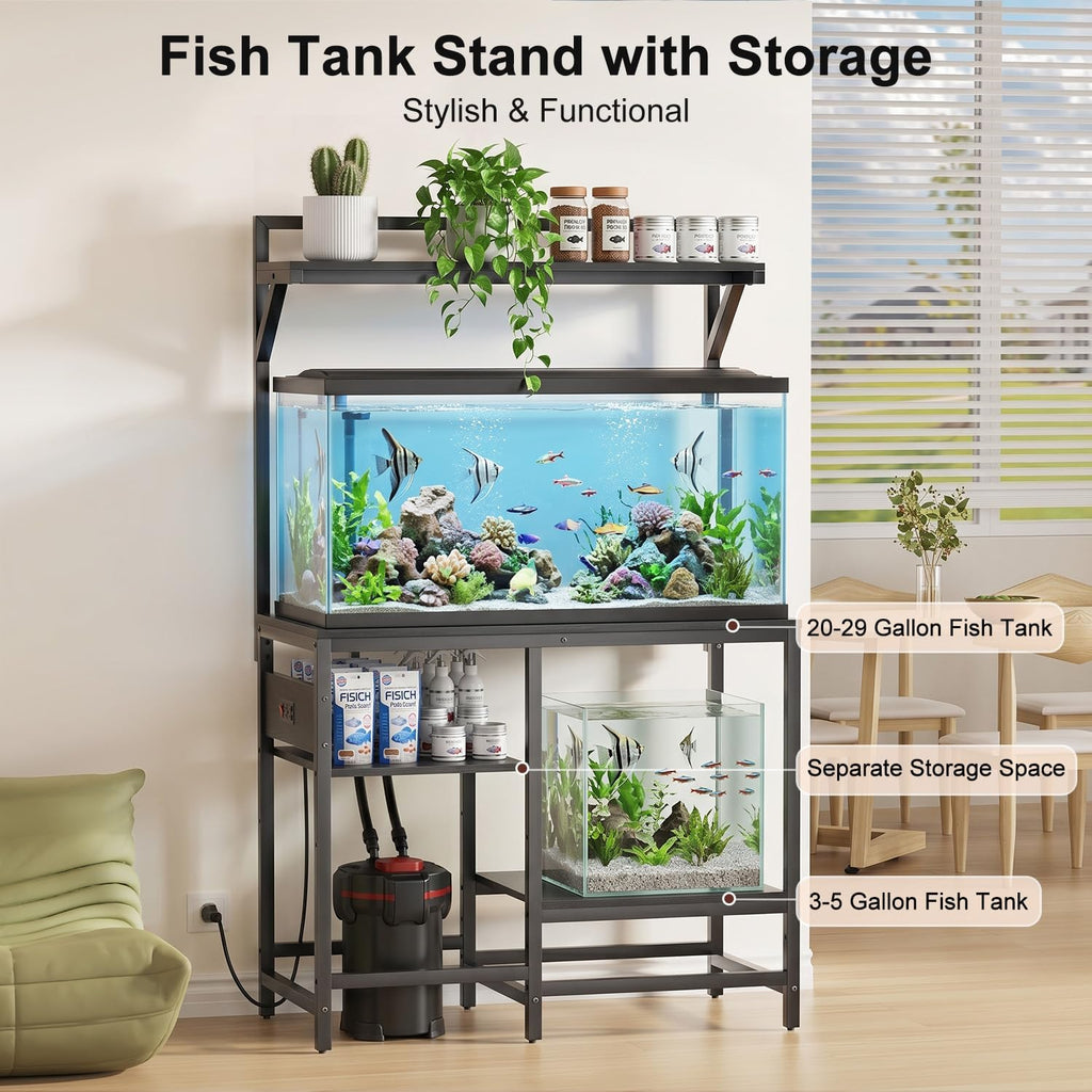 40 Gallon Fish Tank Stand for Standard & Breeder Tanks
