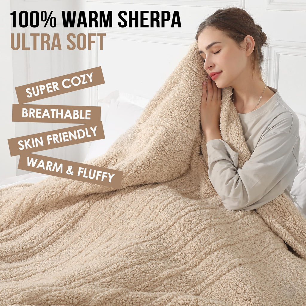 Heated Blanket, Electric Blanket Dual Control