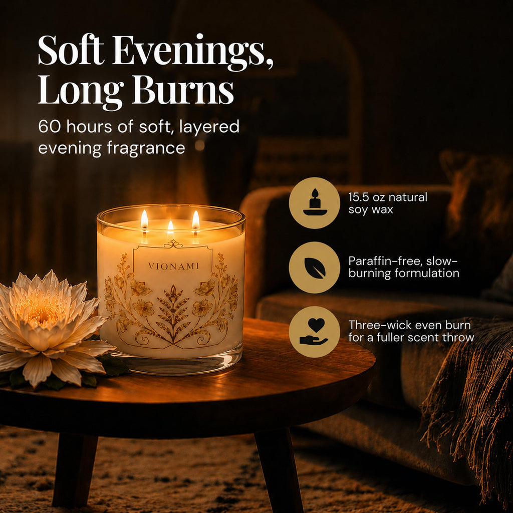 Queen of The Night Rare Flower Fragrance Luxury Candles for Women