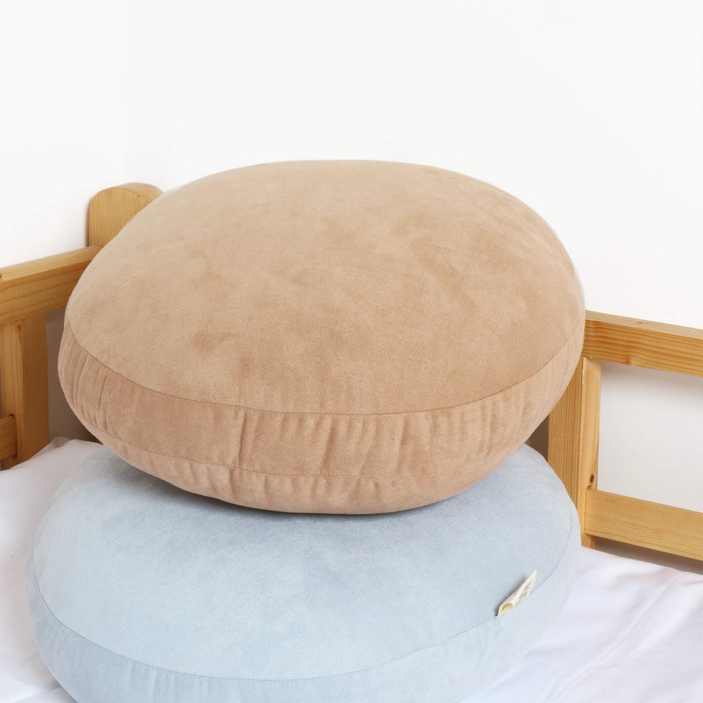Round Throw Pillows Down-Like Polyester Filling Super Soft Ultra Fluffy Feather-Like Touching Decorative Circle Floor
