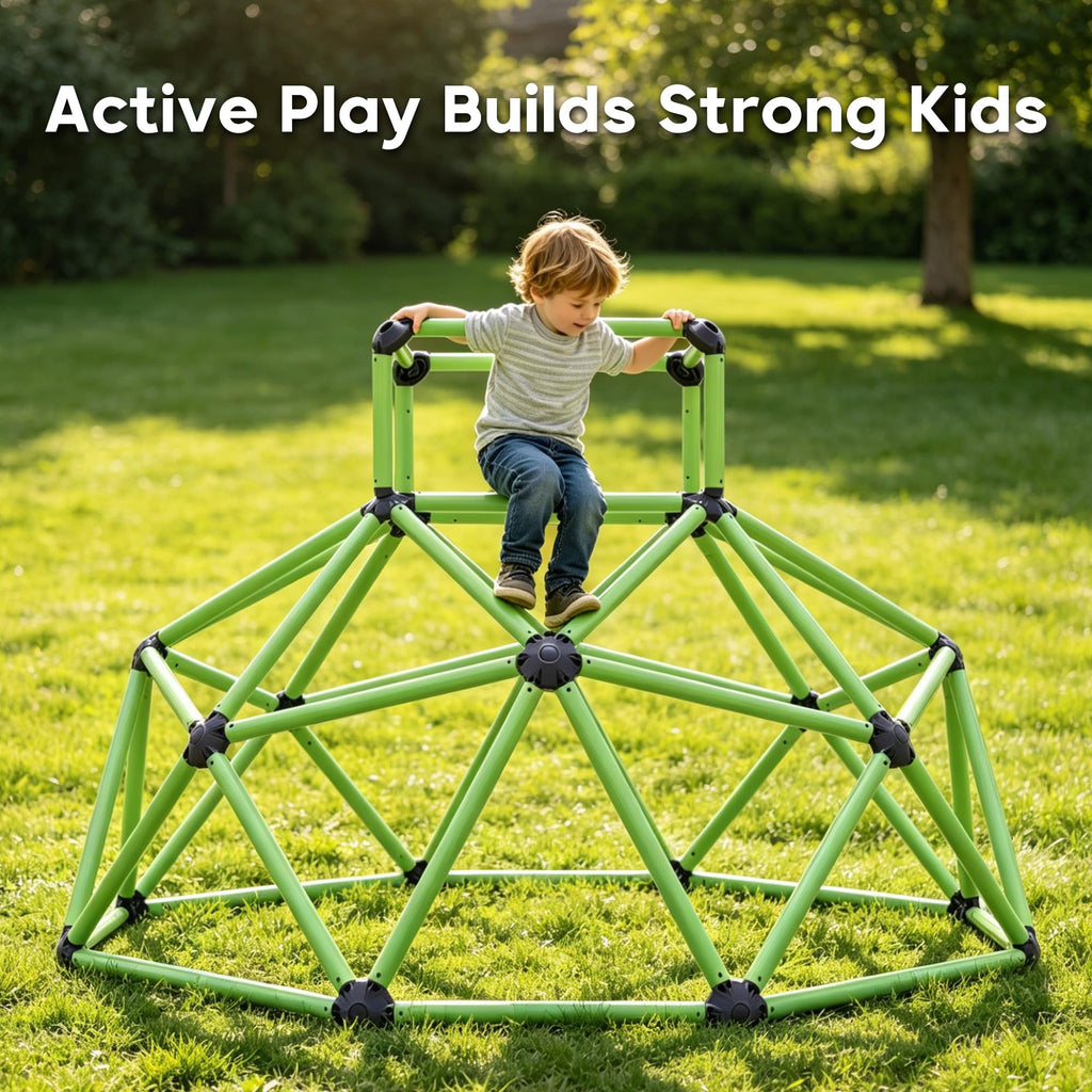 Climbing Dome Sturdy & Portable, Jungle Gym Enhances Agility Coordination Motor Skills, Monkey Bars for Backyard