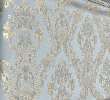 Damask Upholstery and Drapery, Fabric Sold by The Yard- (Spa)