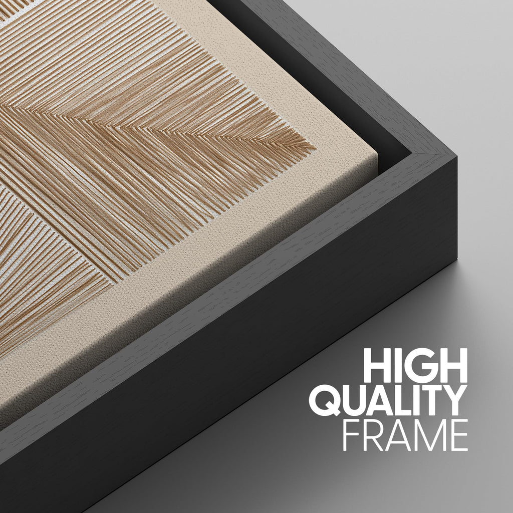 Framed Canvas Print Wall Art Geometric Line