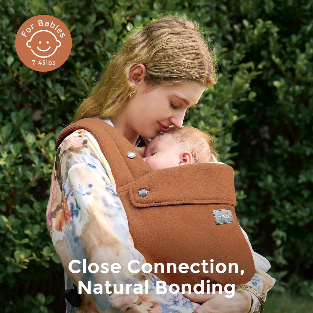 Baby Carrier with Natural Cotton Linen, Soft & Cozy, Built to Last