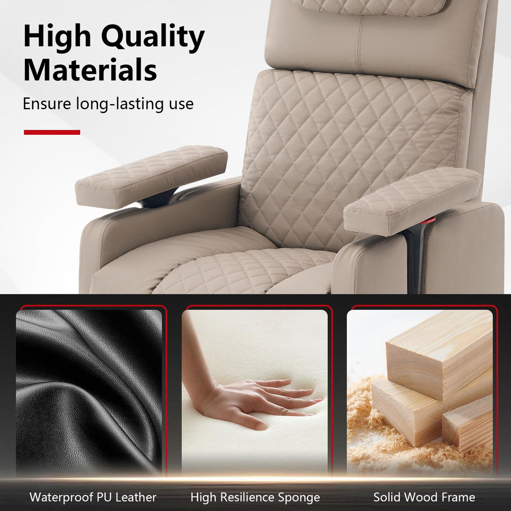 Reclining Gaming Chair, Adjustable Armrest & Footrest