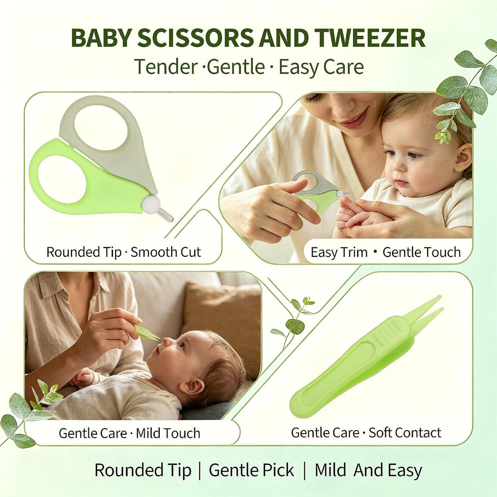 Grooming Kit, in-1 Nail Clippers Set, Essential Newborn Care
