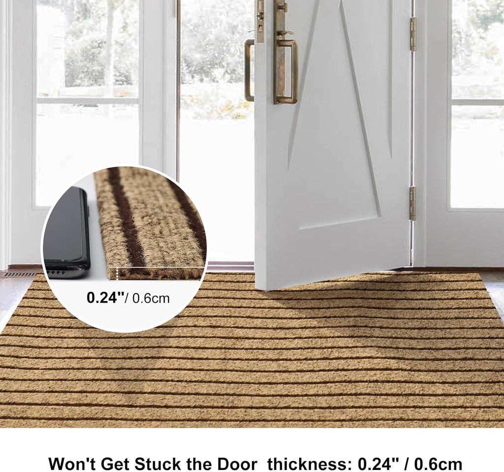 4Ft x 8Ft Outdoor Runner Rug Non Slip Carpet Runner Rubber Backing