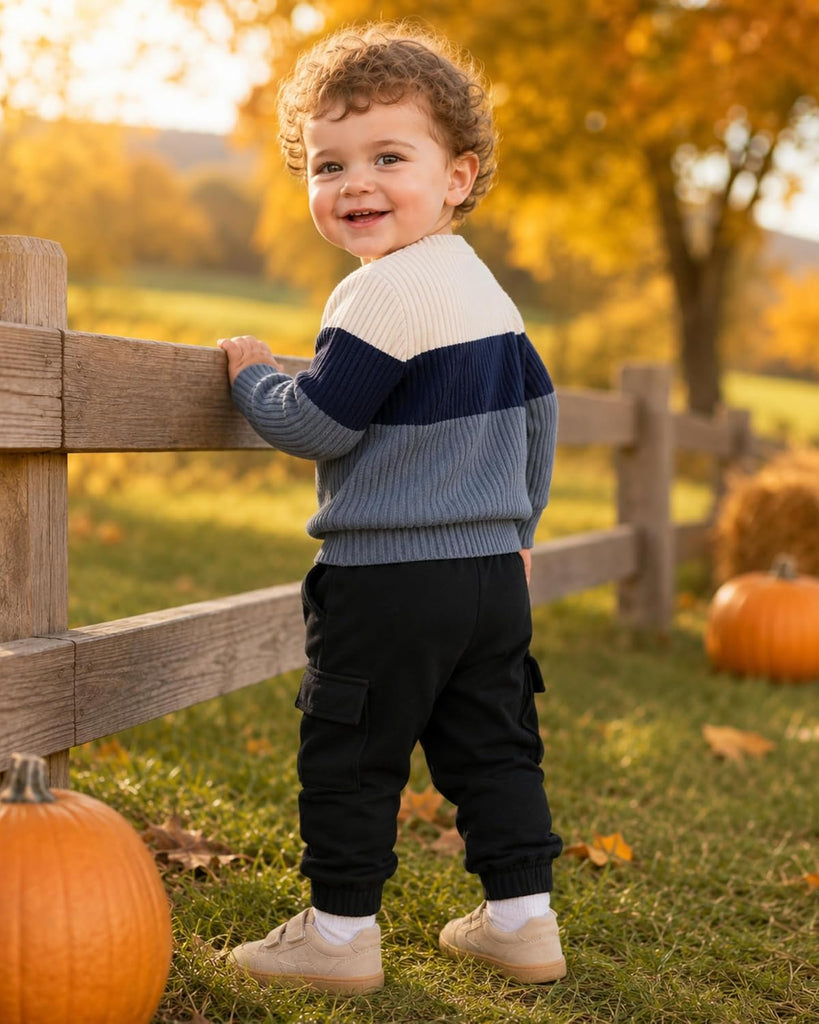 Toddler Boy Clothes Fall Winter Outfit Sweatshirt Pants Set