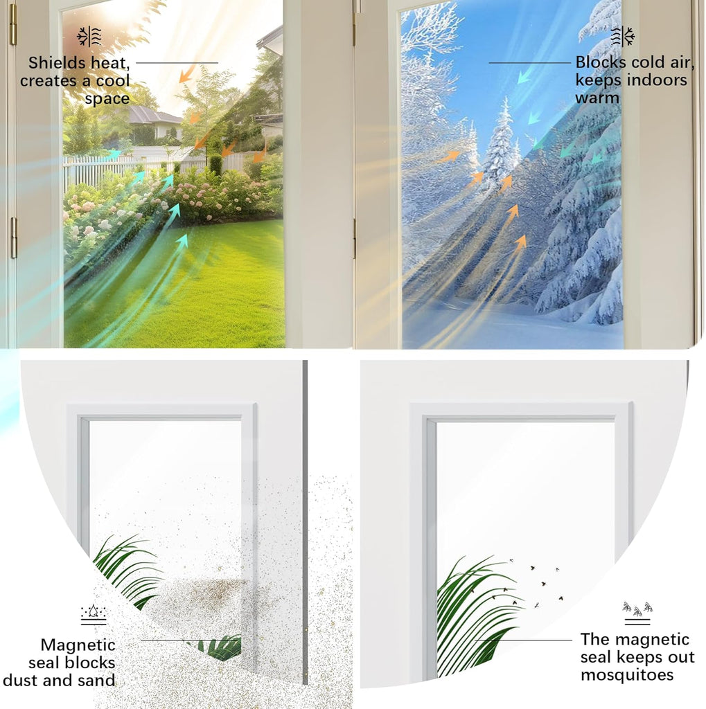 Entry Door, 32" x 80", 1-Panel Frosted Glass Front Door, Solid Wood & MDF Construction, Waterproof Primer, Easy to