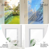 Entry Door, 32" x 80", 1-Panel Frosted Glass Front Door, Solid Wood & MDF Construction, Waterproof Primer, Easy to