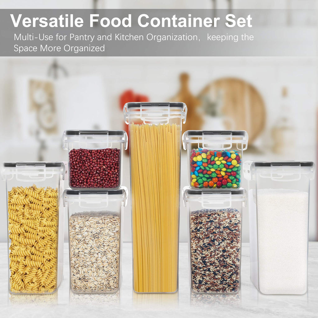 Airtight Food Storage Containers with Lids, 7 PCS