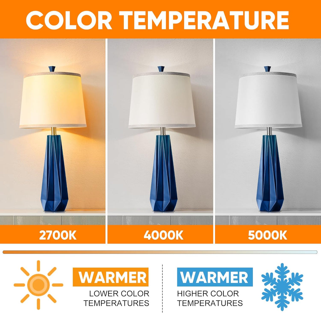 LED Filament Light Bulbs, Bright Vintage 6W LED Edison Bulbs, St58 2700K Warm Light Bulbs with CRI 85+, E26 Standard