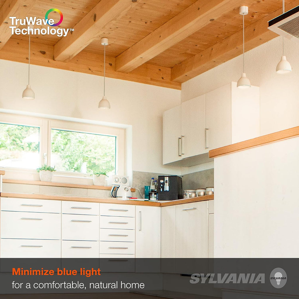 LED TruWave Natural Series BR30 Light Bulb, 65W Equivalent Efficient 7W, Medium Base, Dimmable, 650 Lumens, Frosted
