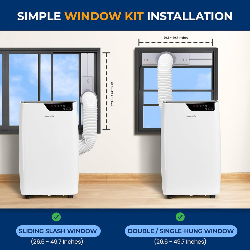 Portable Air Conditioner 12000 BTU - 4-in-1 with Heating