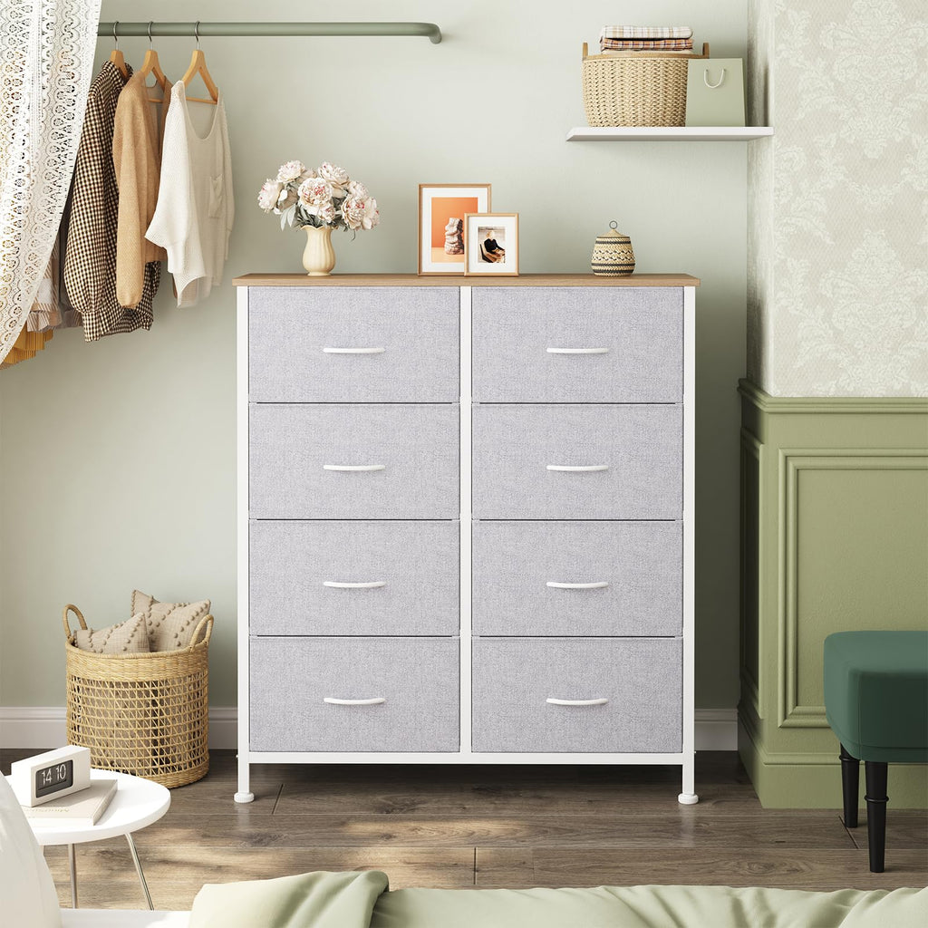 8 Drawer Storage Dresser , Closet Organizers Units