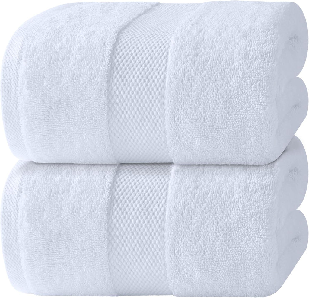 Luxury Bath Sheets Towels for Adults Extra Large 35x70 Inch - 700 GSM Turkish Cotton, Highly Absorbent | Hotel