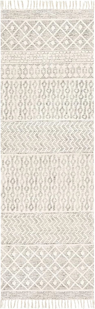 Valyermo Living Room, Bedroom Area Rug - Geometric Diamond Striped Chevron Trellis - Bohemian Transitional Boho