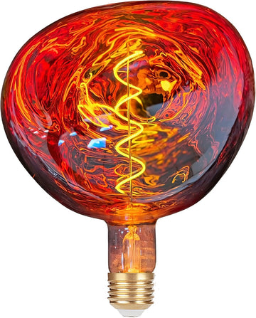 G150 Oversized Large LED Edison Bulbs,6W Warm Copper Glass