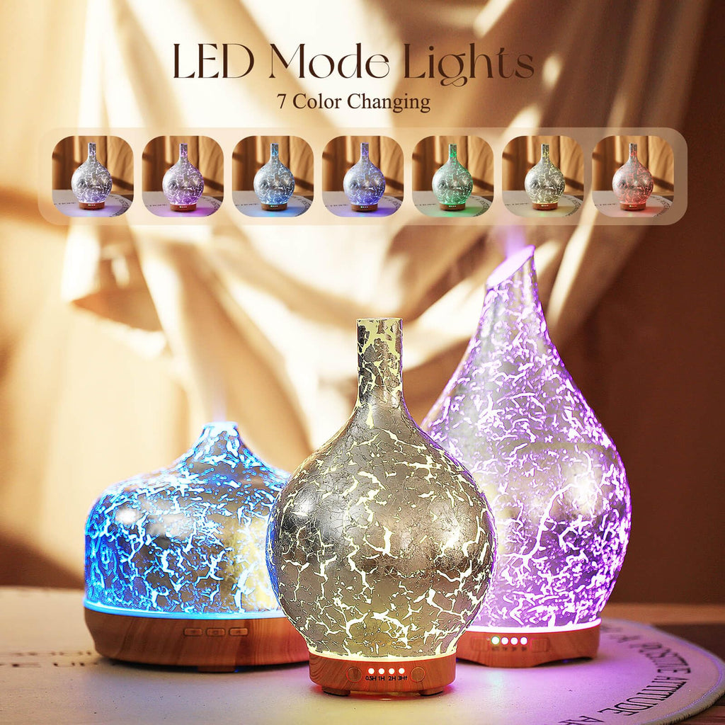 150ml Handmade Essential Oil Diffuser 6H Runtime