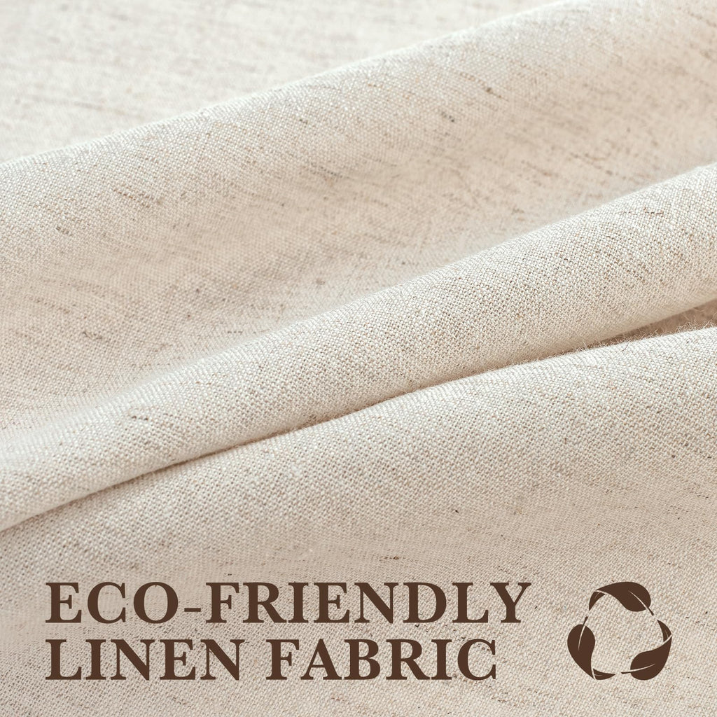 Linen Farmhouse Bathroom Decor 72x72 Inches