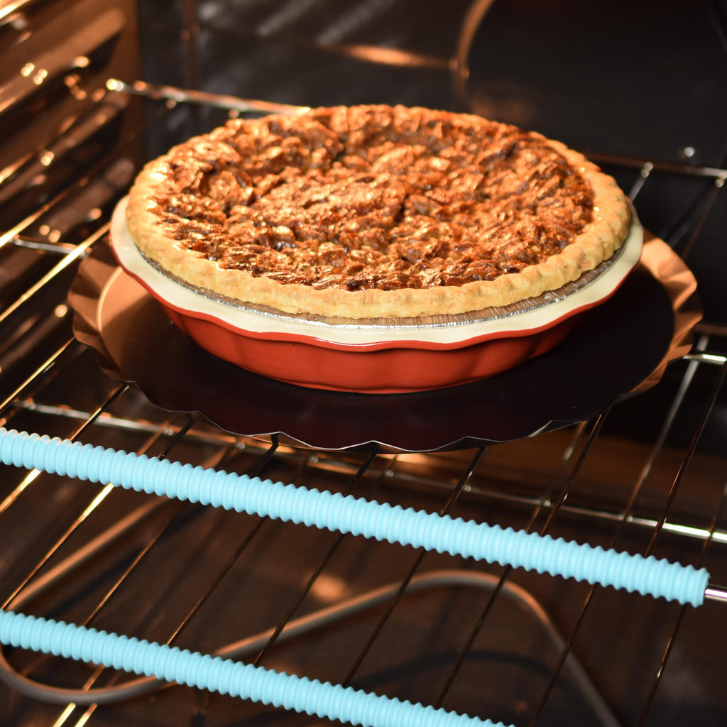 Nonstick Pie Drip Catcher 12.25" - Round Oven Spill Catcher for Pies, Casseroles & Baked Goods