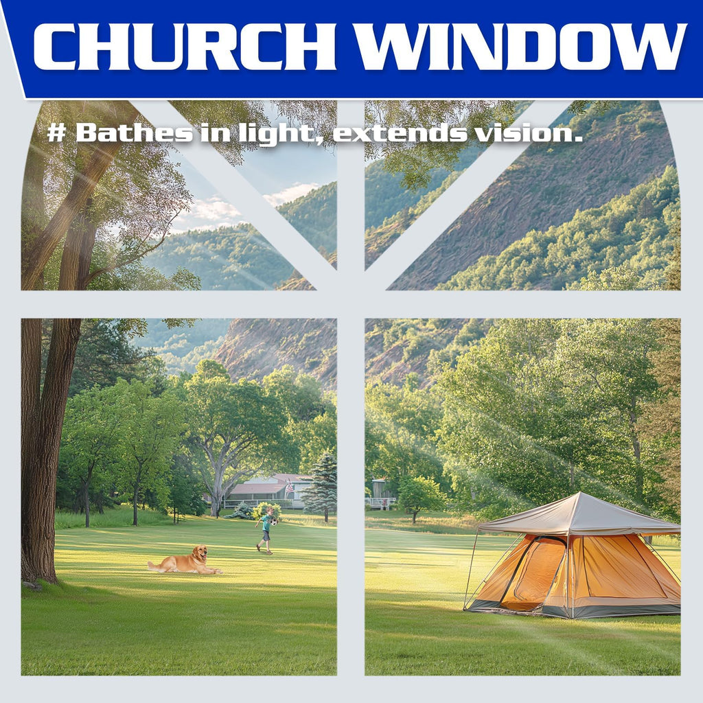 Church Sidewalls for 10x10 Pop Up Canopy, Blue(3Pcs Sidewalls Only)