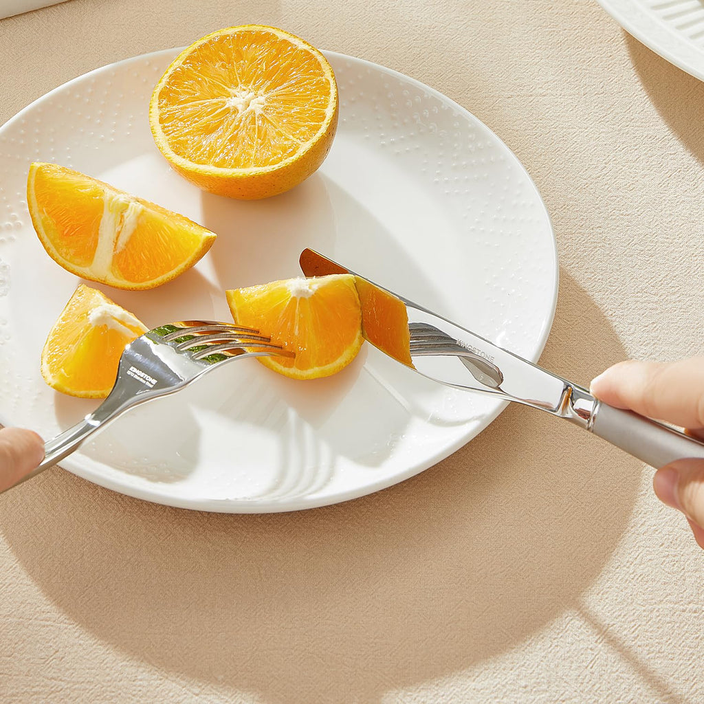40-Piece Flatware Set, 18/10 Stainless Steel Silverware Set for 8