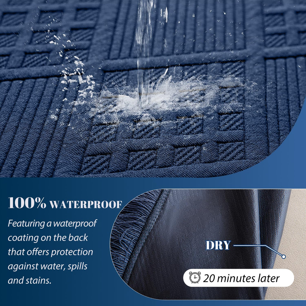 Waterproof Sectional Couch Covers Sectional Sofa Cover L Shaped Corner Sofa Slipcovers Blanket for Dogs Pets Washable