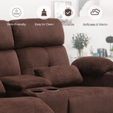 Power Reclining Loveseat, Massage Loveseat Recliner Sofa Home Theater Seating with Heat