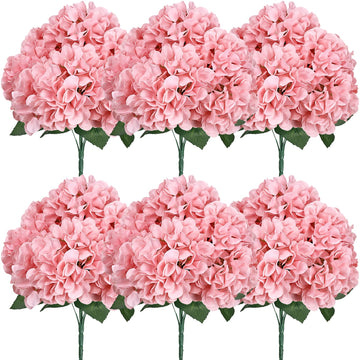 Blush Pink Artificial - 6 Bundles Large 54 Heads