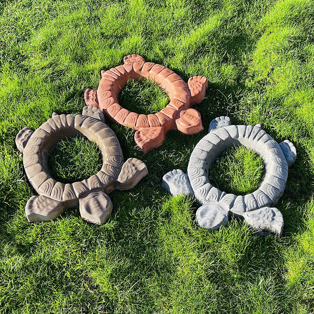 Turtle Planter Concrete Mold - Large Cement Mold for DIY Garden Decor, Tortoise Statue