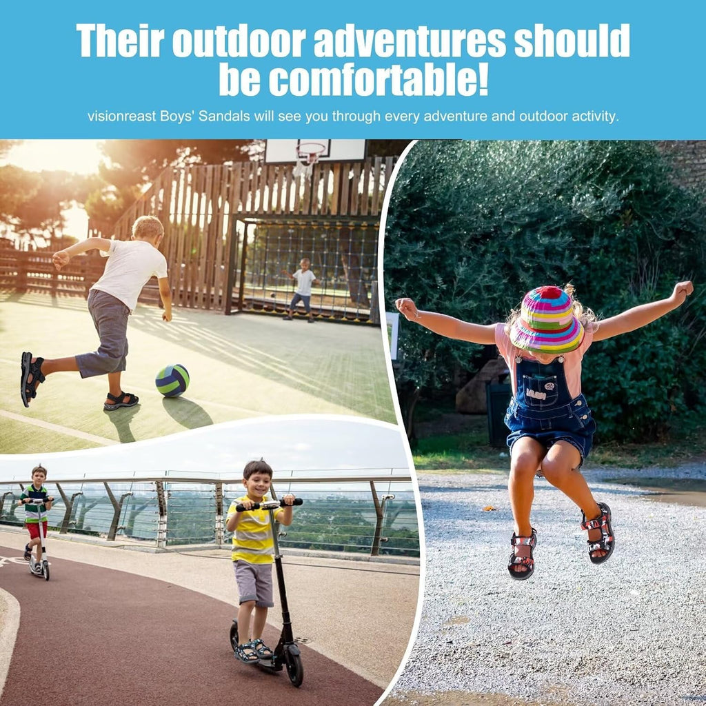 Boys Sandals Camouflage Print Kids Fashion Sport Sandals Outdoor Sandal Athletic Casual Sandals Beach Shoes