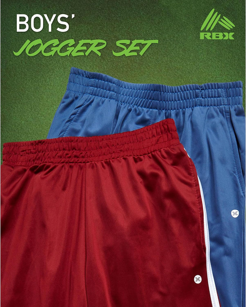 Boys Sweatpants, Pack Performance Joggers, Elastic Waist & Pockets