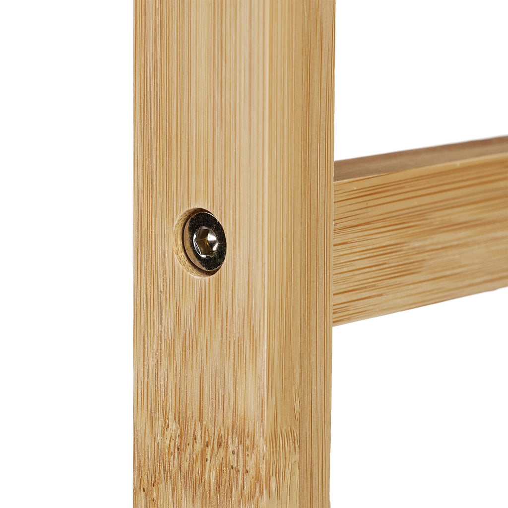Natural Valet Stand Bamboo for Men and Women, Clothes Rack s, H x W x D: 98.5 x 47 x 36 cm, 98.5 x 47 x 36 cm
