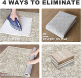 Area Rug 3x5 Entryway Rug Washable Printed Vintage Floral Rubber Backed Non Slip Indoor Kitchen Rugs