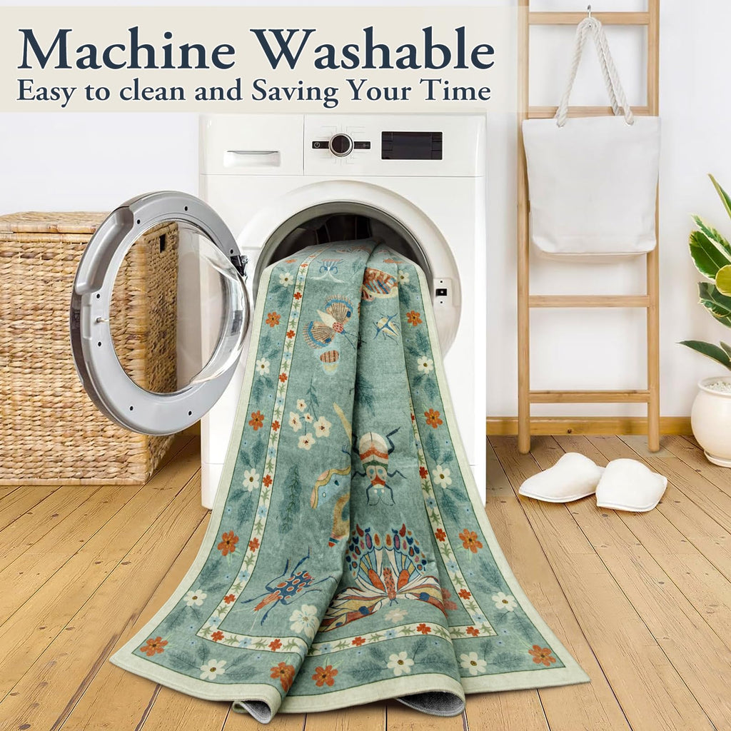 Insect Washable Runner Rug, 2x6 Kitchen Runners s 6 Feet