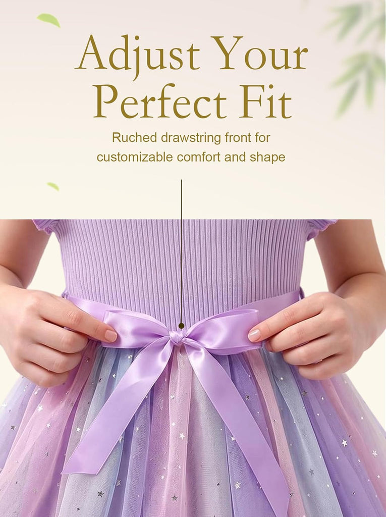 Toddler Girl Tulle Dress Summer Ruffle Sleeveless Baby Girl Fashion Casual Dresses 2