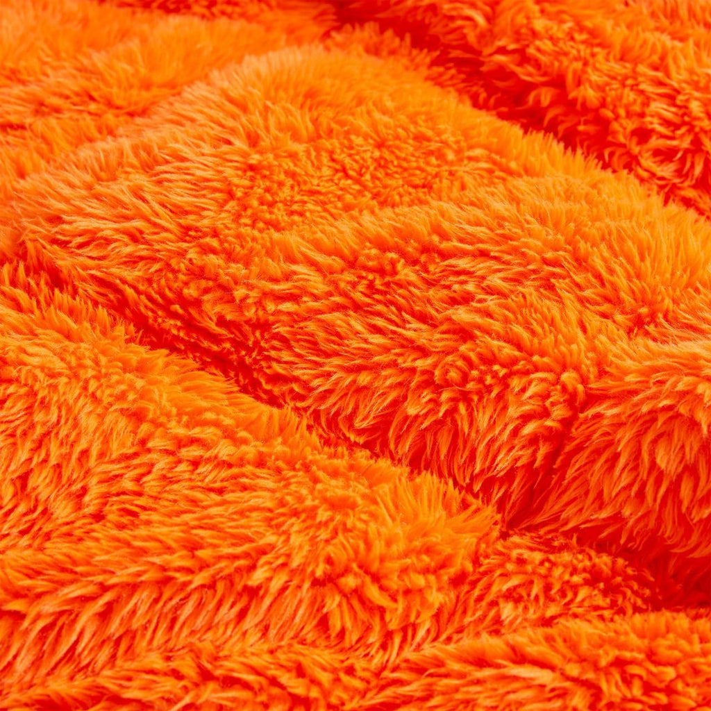 Alaskan Winters Coma Inducer King Oversized Comforter, Orange Tiger | Experience Coma Worthy Sleep with Fluffy Shaggy