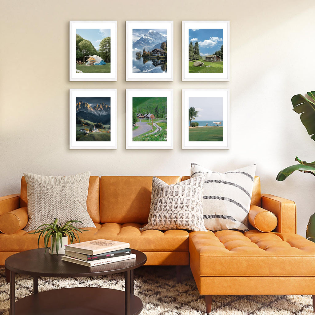 11x14 Picture Frame Bulk-4 Pack, Photo Frame with HD Plexiglass, Display Pictures 8x10 with Mat or 11x14 Without Mat
