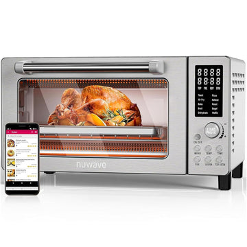 Bravo Air Fryer Toaster Smart Oven, 10-in-1 Countertop Convection, 1800 Watts, 21-Qt Capacity, 50°-4