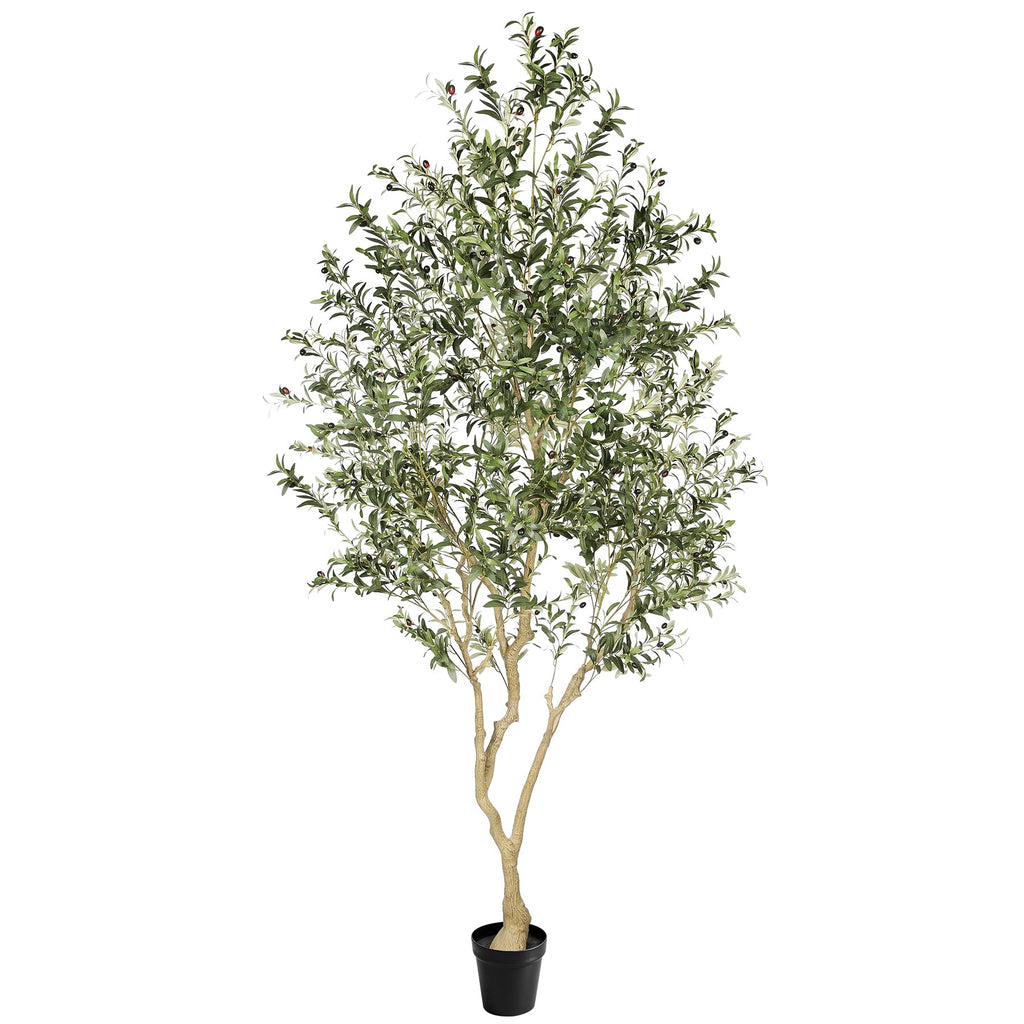 Faux Olive Tree 9ft UV Resistant for Indoor Outdoor Decor
